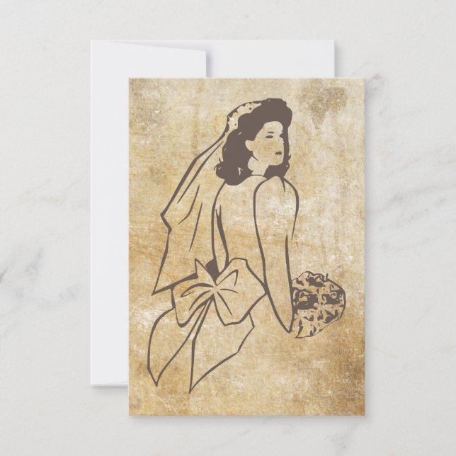 Bride in Brown Grunge (Front)