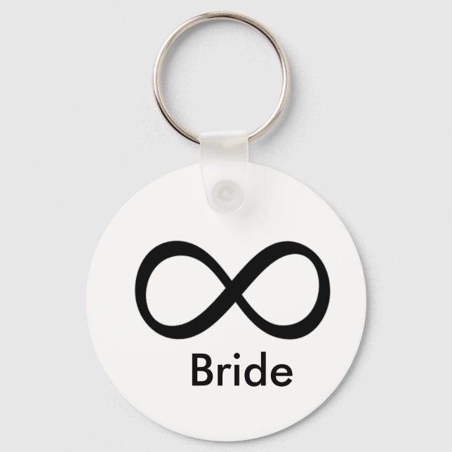 Bride Infinite Love Key Ring (Front)