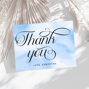 Bride Is On Cloud Nine Bridal Shower Thank You Card