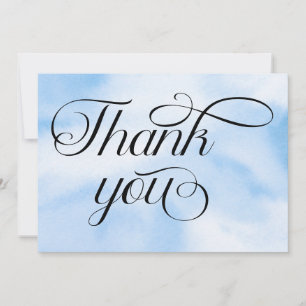 Bride Is On Cloud Nine Bridal Shower Thank You Card