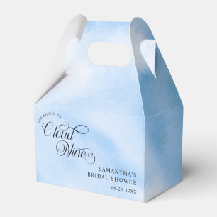 Bride Is On Cloud Nine Bridal Shower Welcome Favour Box