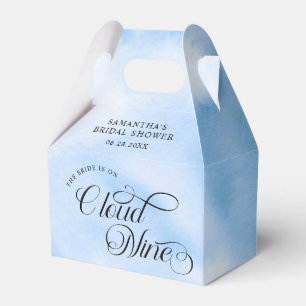Bride Is On Cloud Nine Bridal Shower Welcome Favour Box