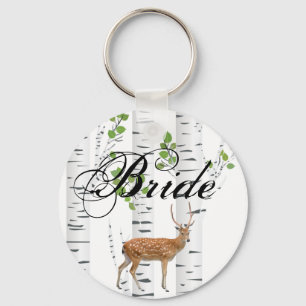 Bride Key Chain Deer Doe Buck Woodland Hunting