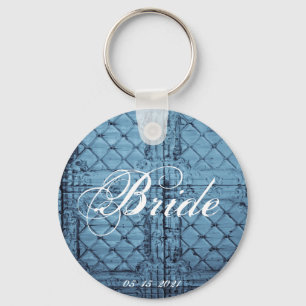 Bride Key Chain Rustic Tin Panel Ceiling Country W