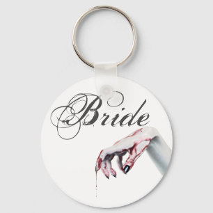 Bride Key Chainzombie blood drip vampire Gothic Key Ring