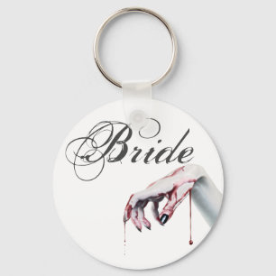 Bride Key Chainzombie blood drip vampire Gothic Key Ring