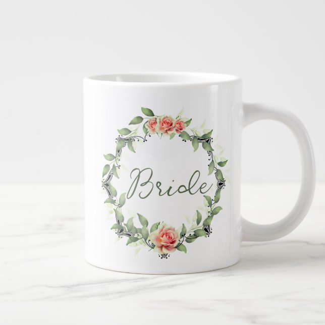 Bride Large Coffee Mug (Right)