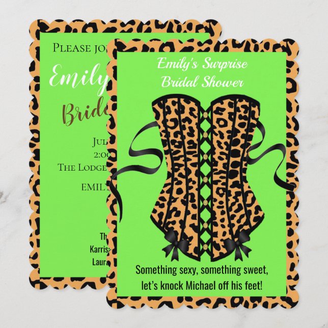 BRIDE Last Fling Before Ring Bachelorette Party Invitation (Front/Back)