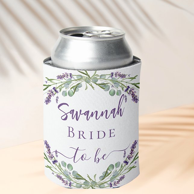 Bride lavender eucalyptus greenery name can cooler (Creator Uploaded)
