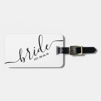 Bride Luggage Tag