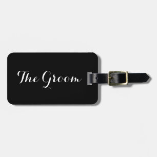 Bride luggage tag