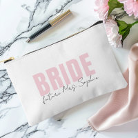 Bride Makeup Bag | Personalised Future Mrs. Name 