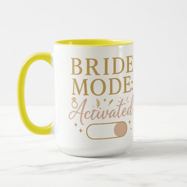 Bride Mode: Activated | Halloween Gifts Mug (Left)