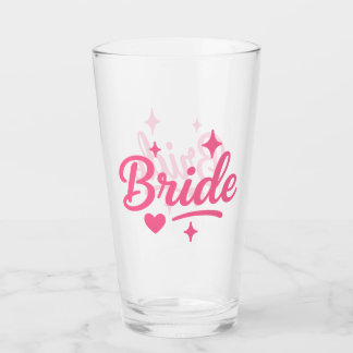 Bride Neon Pink Glass