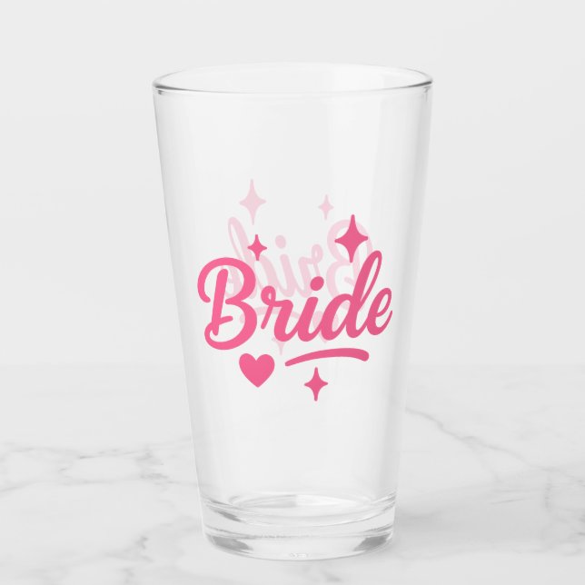 Bride Neon Pink Glass (Front)