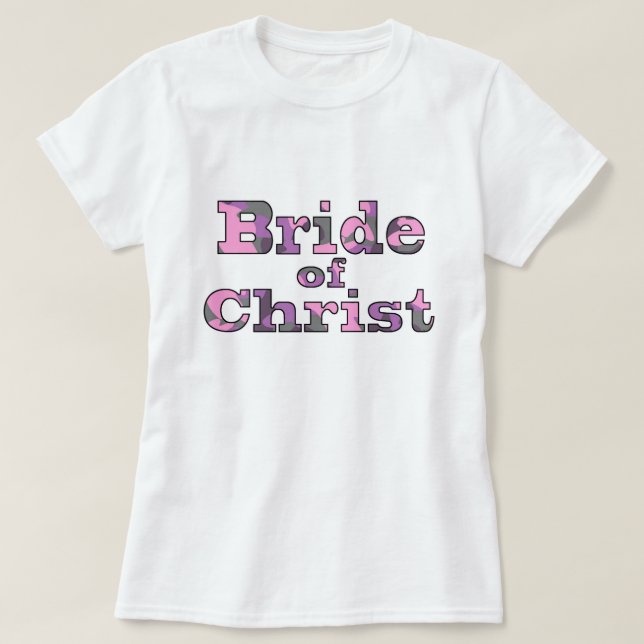 Bride of Christ purple camo shirt (Design Front)
