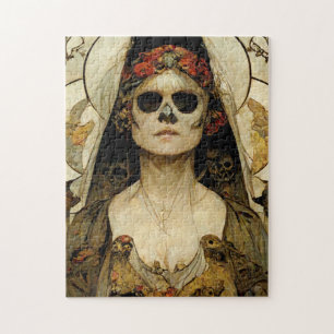 Bride Of Death Gothic Horror Jigsaw Puzzle