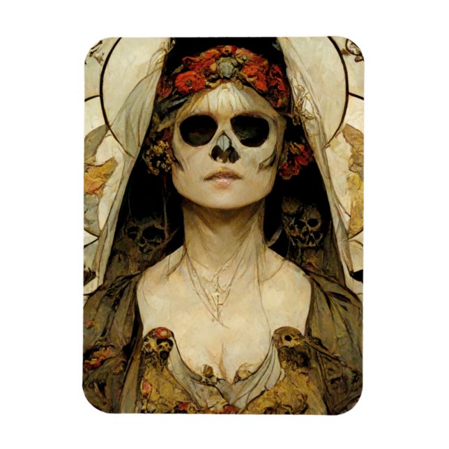 Bride Of Death Gothic Horror Magnet (Vertical)