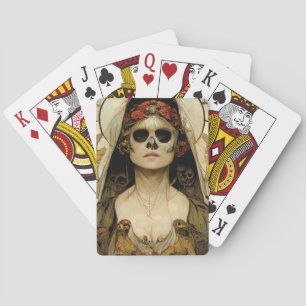 Bride Of Death Gothic Horror Playing Cards