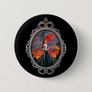 Bride of Dracula 6 Cm Round Badge