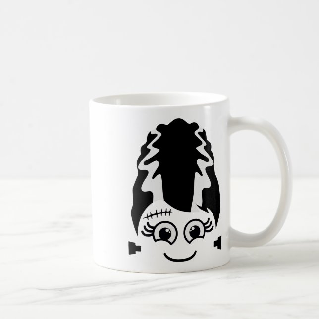 Bride Of Frankenstein Cute Monster Halloween Costu Coffee Mug (Right)