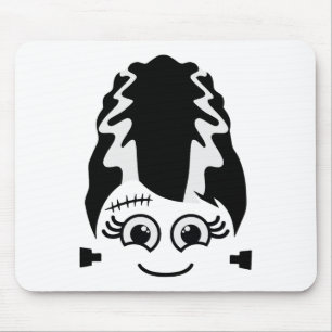 Bride Of Frankenstein Cute Monster Halloween Costu Mouse Mat