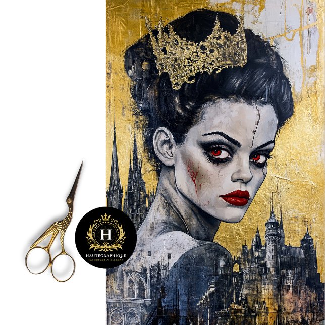 Bride of Frankenstein Decoupage Tissue Paper (Creator Uploaded)