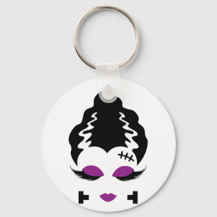 Bride Of Frankenstein Monster Halloween Costume 4  Key Ring