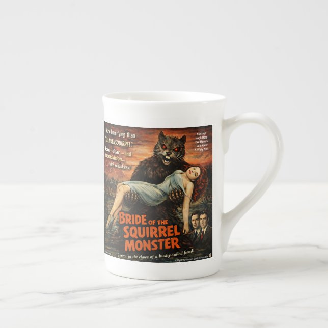 Bride of the Squirrel Monster Bone China Mug (Right)