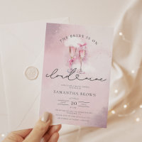 Bride on Cloud 9 Rose Gold Elegant Bridal Shower