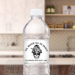 Bride or Die Bachelorette Party Customised Bridal Water Bottle Label