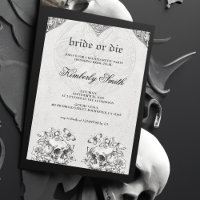 Bride or Die Gothic Bachelorette Party