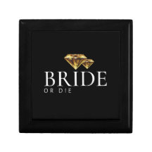 Bride or Die Lacquered Wood Jewellery Box