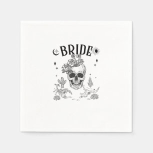 Bride Or Die Till Death Do Us Party Gothic Bachelo Napkin