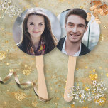 Bride or Groom Photo Mr Mrs Wedding Game Hand Fan<br><div class="desc">A fun game for weddings,  bridal showers,  bachelorette or engagement parties. Ask questions about the bride and groom,  and get your guests to show who they think fits the answer. Designed by Thisisnotme©</div>