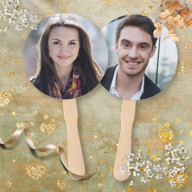 Bride or Groom Photo Mr Mrs Wedding Game Hand Fan (Bride or Groom Photo Mr Mrs Wedding Game Hand Fan)