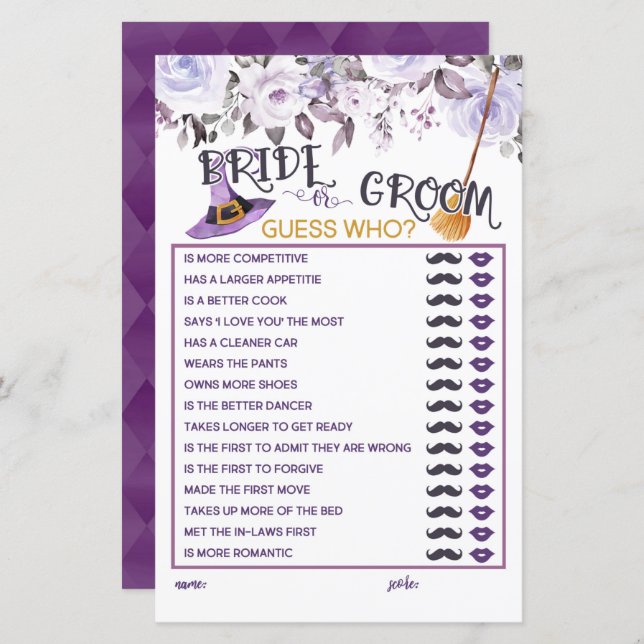 Bride or Groom - This Witch is Getting Hitched (Front/Back)
