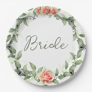 Bride  paper plate