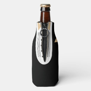 BRIDE Peach Wedding Party Be My Groomsman Bottle Cooler