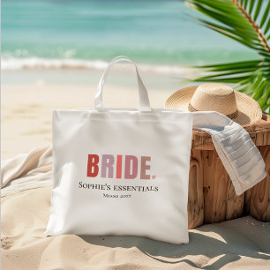 Bride Personalized  Bachelorette Gift  Tote Bag