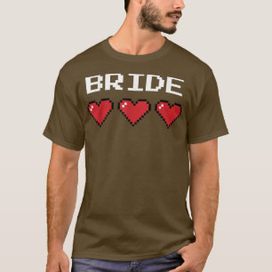 Bride Piel Heart Game Over Two Sided T-Shirt
