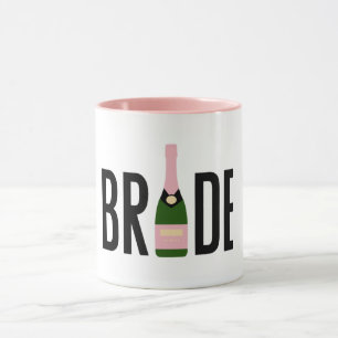 Bride Pink Champagne Bachelorette Mug