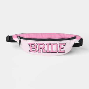 BRIDE – Pink College Font Bachelorette Fanny Pack