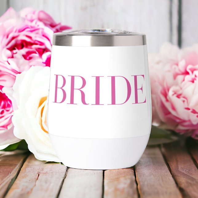 Bride Pink Modern Personalised (Creator Uploaded)