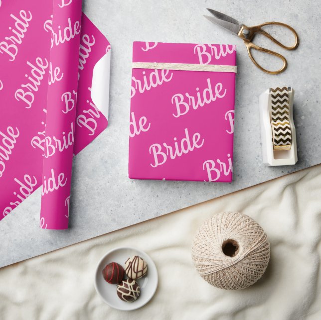 Bride pink rose wrapping paper (Crafts)