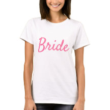 Bride Pink Text