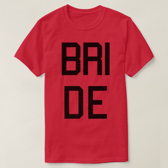 Bride Premium 265 T-Shirt (Design Front)