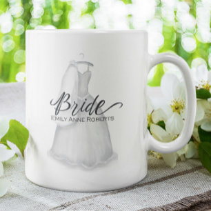 Bride Pretty Vintage Beautiful Wedding Coffee Mug