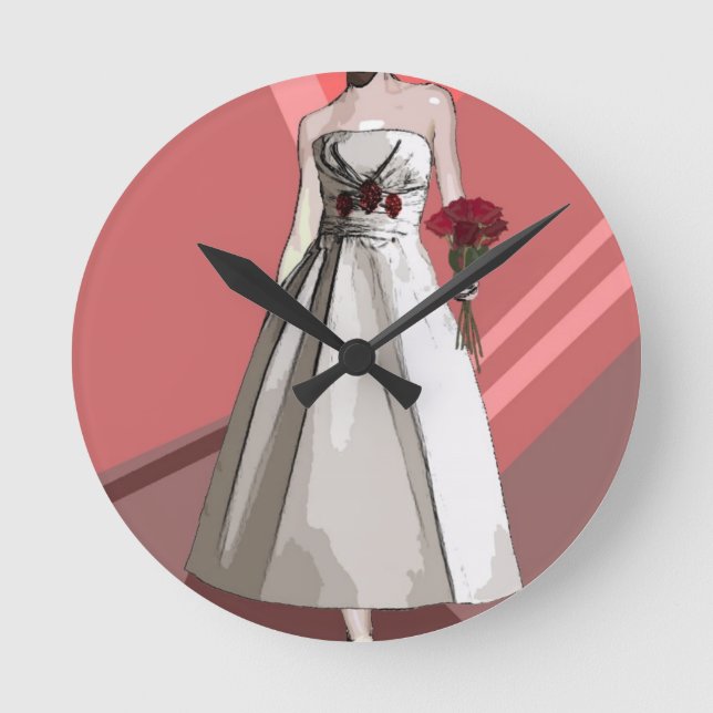 Bride Round Clock (Front)