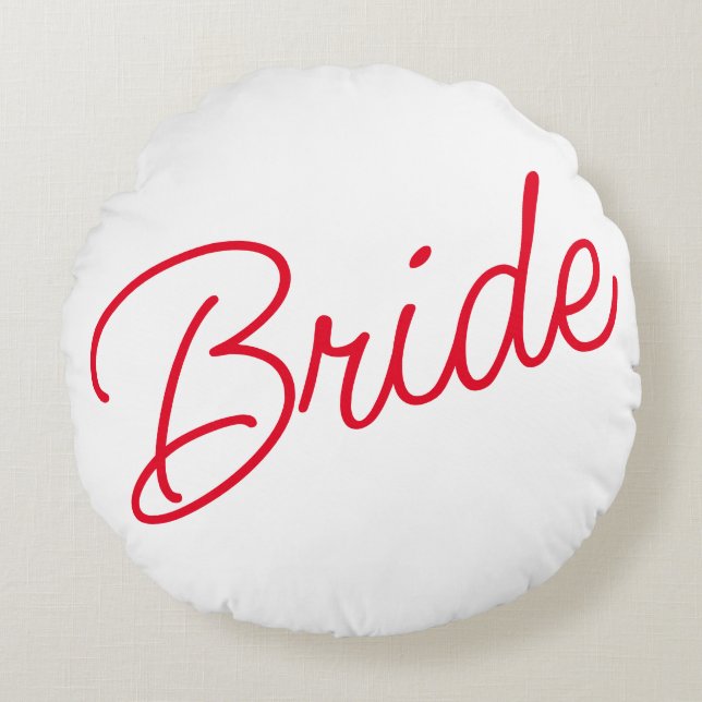 Bride Round Pillow (Front)
